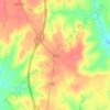 Mappa topografica Emery, altitudine, rilievo