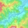 Mappa topografica Pioppe, altitudine, rilievo