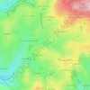 Mappa topografica Chez Polon, altitudine, rilievo