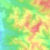 Mappa topografica Le Petit Pineau, altitudine, rilievo