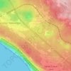 Mappa topografica Grotta Nuova a S della Stazione di Aurisina, altitudine, rilievo