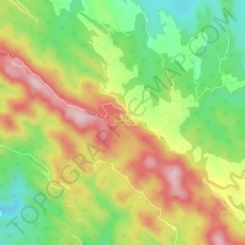 Mappa topografica Dhar Kalan, altitudine, rilievo