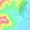 Mappa topografica Mulaló, altitudine, rilievo