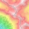 Mappa topografica Pizzo Banderuola, altitudine, rilievo