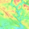 Mappa topografica Tregen, altitudine, rilievo