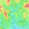Mappa topografica Marque, altitudine, rilievo