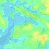 Mappa topografica Campbon, altitudine, rilievo
