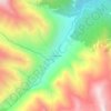 Mappa topografica Thistledown, altitudine, rilievo