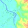Mappa topografica Buckland, altitudine, rilievo