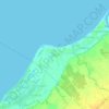 Mappa topografica Labac, altitudine, rilievo