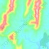 Mappa topografica Poplar Flats, altitudine, rilievo