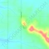 Mappa topografica Saddle Mound, altitudine, rilievo