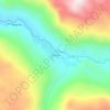 Mappa topografica Dardanelle, altitudine, rilievo