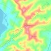 Mappa topografica Cimbano, altitudine, rilievo