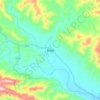 Mappa topografica 夏馆镇, altitudine, rilievo