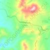 Mappa topografica Iron Springs, altitudine, rilievo