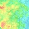 Mappa topografica La Chauvelière, altitudine, rilievo