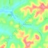Mappa topografica Curllsville, altitudine, rilievo