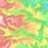 Mappa topografica Castel Cellesi, altitudine, rilievo