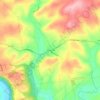 Mappa topografica Pennsville, altitudine, rilievo