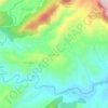 Mappa topografica Mantija, altitudine, rilievo