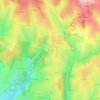 Mappa topografica Le Frein, altitudine, rilievo