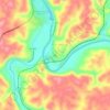 Mappa topografica Ford, altitudine, rilievo
