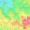 Mappa topografica Crépiat, altitudine, rilievo