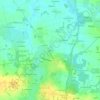 Mappa topografica Le Pavé, altitudine, rilievo