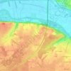 Mappa topografica Coesnon, altitudine, rilievo