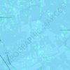 Mappa topografica Moerbeek, altitudine, rilievo