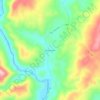 Mappa topografica Morrompulli, altitudine, rilievo