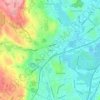 Mappa topografica Ludlow, altitudine, rilievo