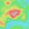 Mappa topografica Ogidaki Mountain, altitudine, rilievo