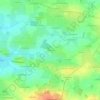 Mappa topografica La Tégerie, altitudine, rilievo