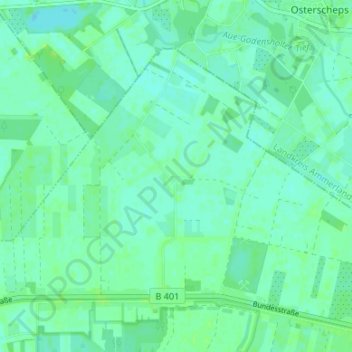 Mappa topografica Heinfelde, altitudine, rilievo