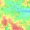 Mappa topografica Le Breuil, altitudine, rilievo