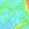 Mappa topografica Le Pré Bassord, altitudine, rilievo