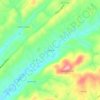 Mappa topografica Cutcane, altitudine, rilievo