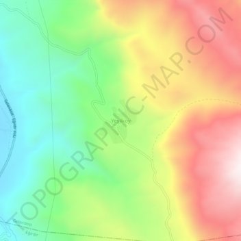 Mappa topografica Yeşilköy, altitudine, rilievo