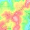 Mappa topografica Estágio sucessional de vegetação - regeneração, altitudine, rilievo