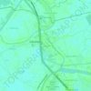 Mappa topografica Corazon, altitudine, rilievo
