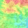 Mappa topografica Le Rohabon, altitudine, rilievo