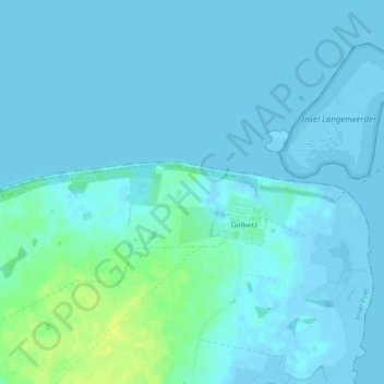 Mappa topografica Lütt Moor, altitudine, rilievo