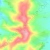 Mappa topografica Les Desruez, altitudine, rilievo