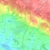 Mappa topografica Meucon, altitudine, rilievo