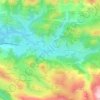 Mappa topografica Benia de Onís, altitudine, rilievo