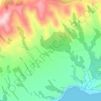 Mappa topografica Stonyhurst, altitudine, rilievo