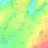 Mappa topografica La Fresnaie, altitudine, rilievo