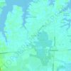Mappa topografica Powhatan Place, altitudine, rilievo